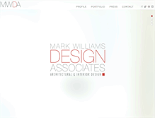 Tablet Screenshot of markwilliams-design.com